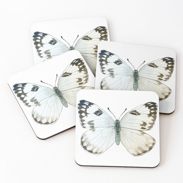 Item preview, Checkered White Butterfly designed and sold by StudioOfMeg.