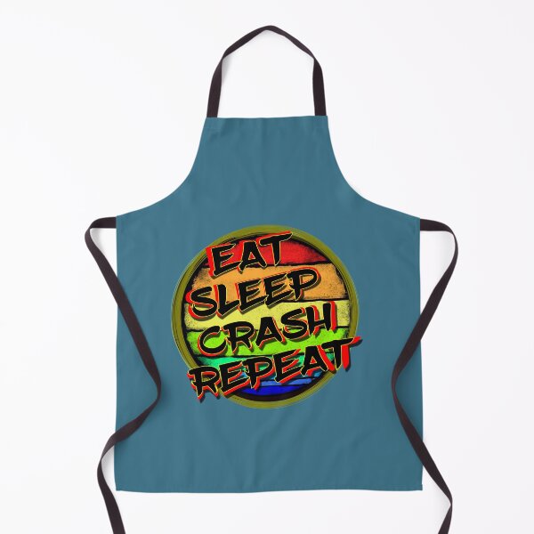 Item preview, Eat Sleep Crash Repeat designed and sold by ronnieyoung.