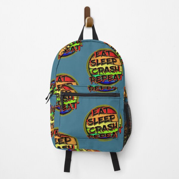 Item preview, Eat Sleep Crash Repeat designed and sold by ronnieyoung.