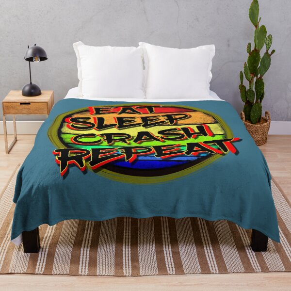 Item preview, Eat Sleep Crash Repeat designed and sold by ronnieyoung.