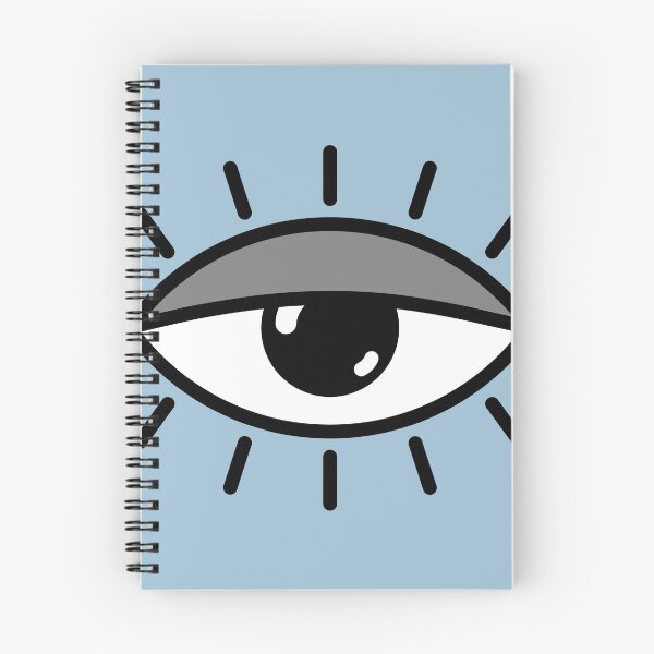 Item preview, Half open eye - light blue designed and sold by reIntegration.