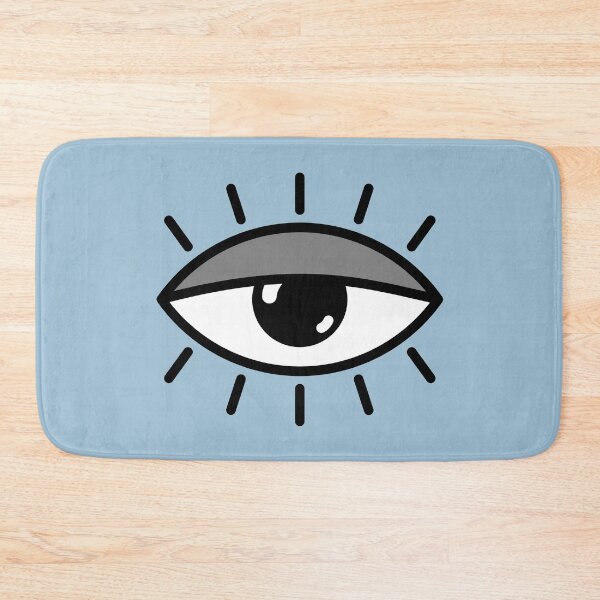 Item preview, Half open eye - light blue designed and sold by reIntegration.