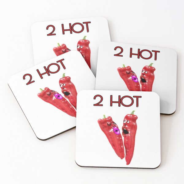 Item preview, 2 HOT - a hot couple - two pepperoni in love, photo design with lettering designed and sold by kikidu21.