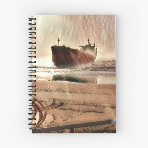 Item preview, Digital Painting Pasha Bulker Ship Grounded on a Beach in Australia designed and sold by bradm50.