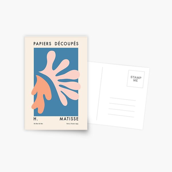 découpes de papier matisse Carte postale