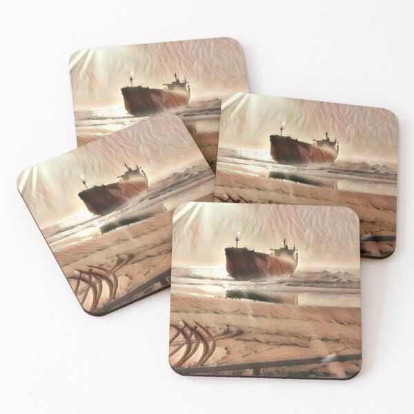 Item preview, Digital Painting Pasha Bulker Ship Grounded on a Beach in Australia designed and sold by bradm50.