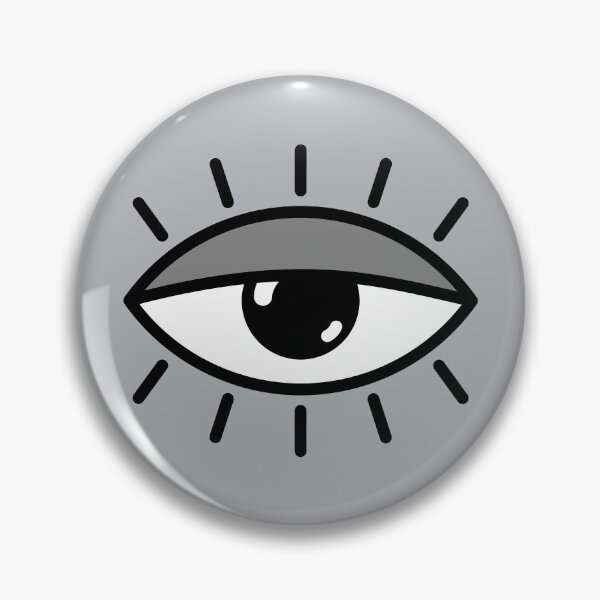 Item preview, Half open eye - gray designed and sold by reIntegration.
