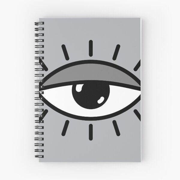 Item preview, Half open eye - gray designed and sold by reIntegration.