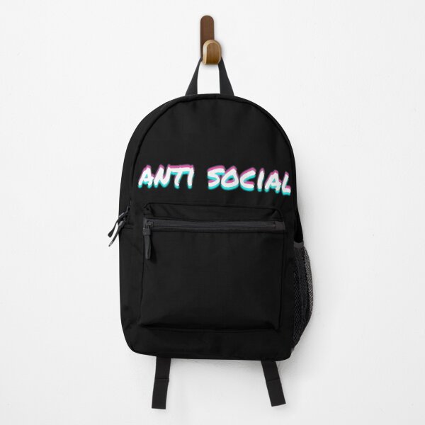 Item preview, Anti Social Optical Glitch Vaporwave  Art Gift designed and sold by VaporwaveAnime.