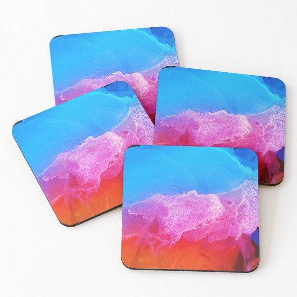 Item preview, Blue Pink Reddish Orange Abstract designed and sold by robspencer.