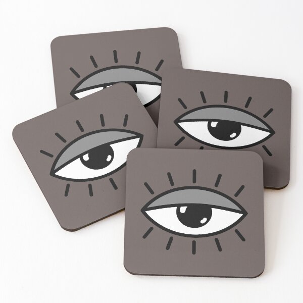 Item preview, Half open eye - brown designed and sold by reIntegration.
