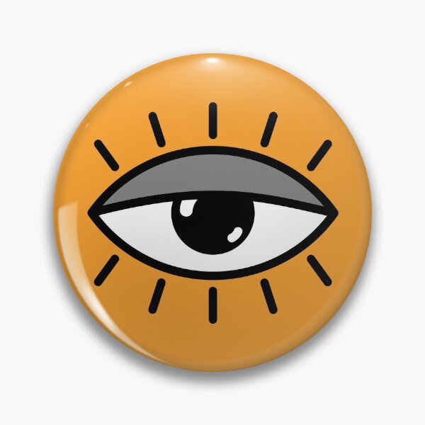 Item preview, Half open eye - orange designed and sold by reIntegration.