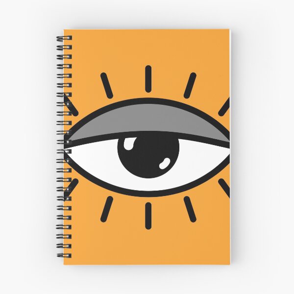 Item preview, Half open eye - orange designed and sold by reIntegration.