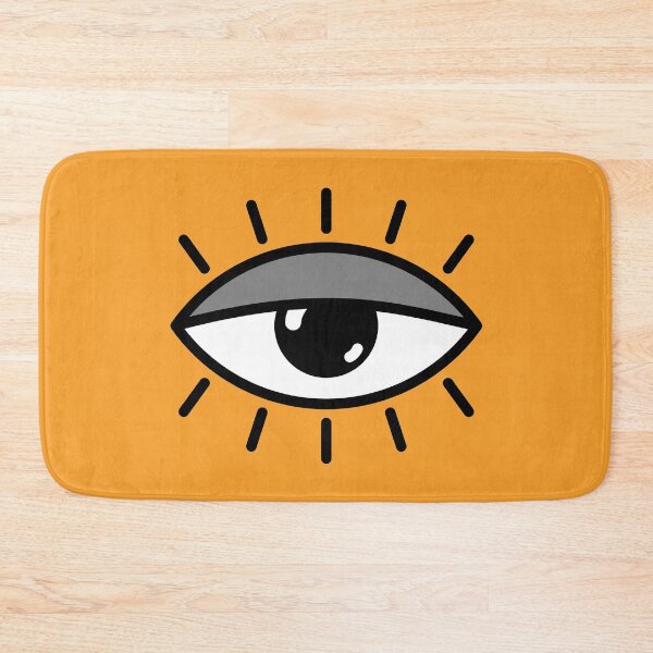 Item preview, Half open eye - orange designed and sold by reIntegration.