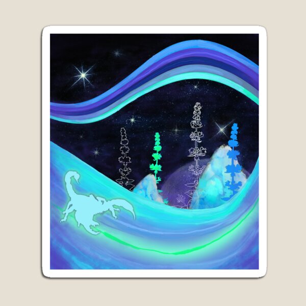 Scorpio Blue Moon Rainbow Magnet