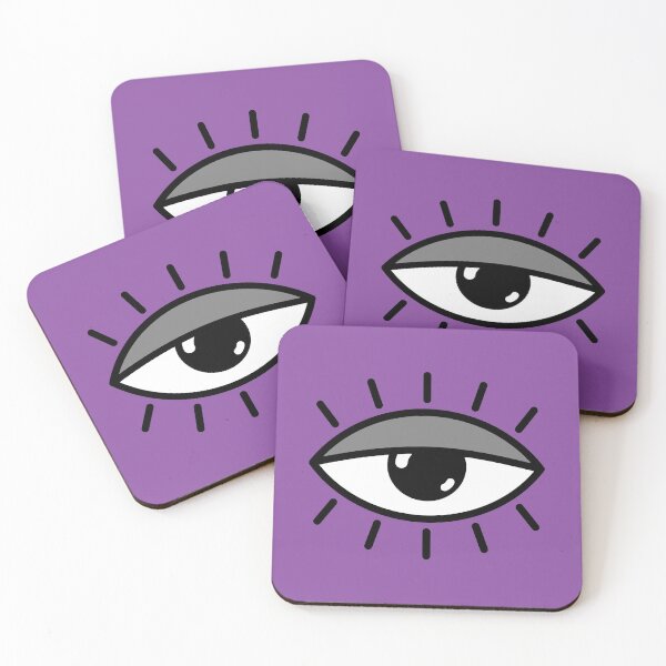 Item preview, Half open eye - purple designed and sold by reIntegration.