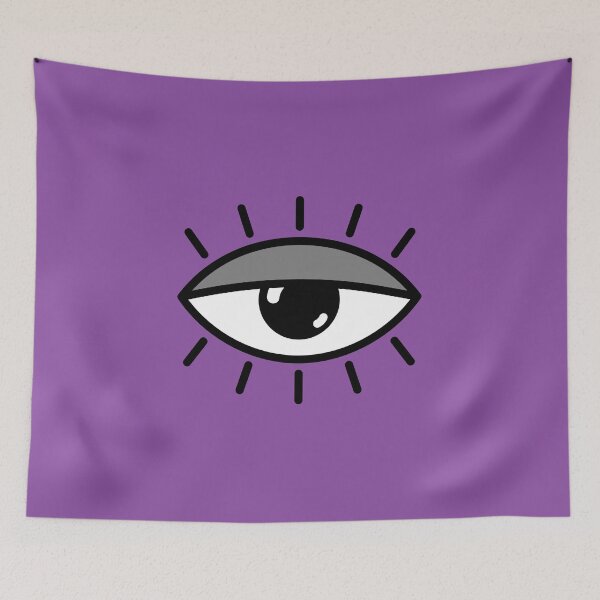 Item preview, Half open eye - purple designed and sold by reIntegration.