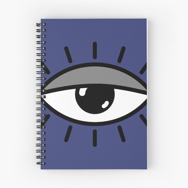 Item preview, Half open eye - blue designed and sold by reIntegration.