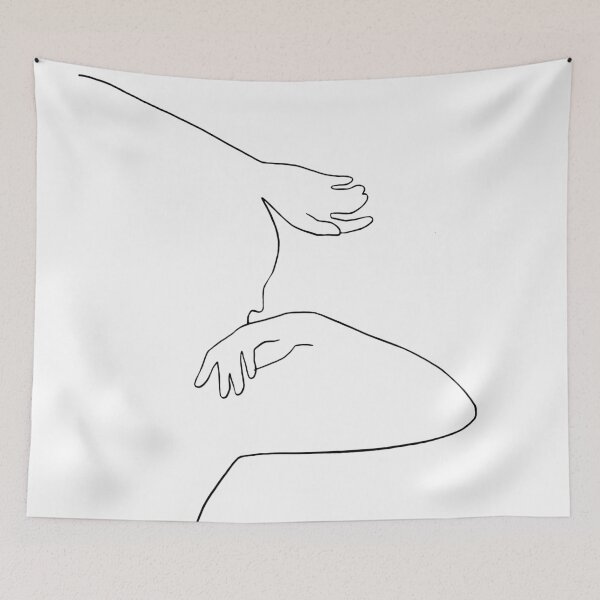 Item preview, Hands Study 5 - Line Art designed and sold by TheRedFinch.