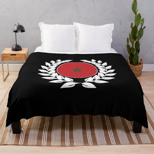 Item preview, Morocco Moroccan flag flag designed and sold by GeogDesigns.