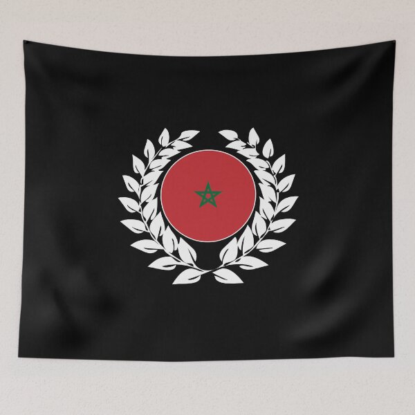 Item preview, Morocco Moroccan flag flag designed and sold by GeogDesigns.