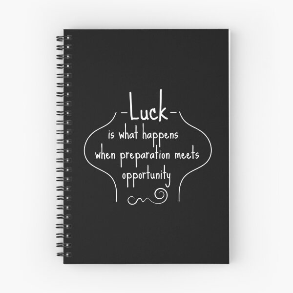 Item preview, Luck is what happens when preparation meets opportunity : give it as a cute gift for Men, Woman, and kids  designed and sold by Enamy-DaD.