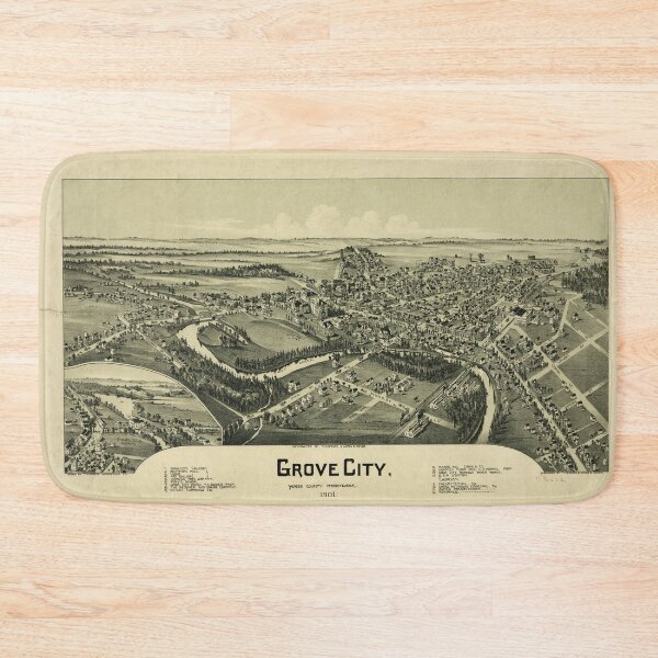 Item preview, Grove City, Pennsylvania (1901) designed and sold by allhistory.