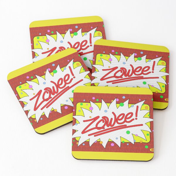 Zowee! Coasters (Set of 4)