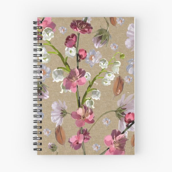 Item preview, digital flower illustration on cream background designed and sold by cemreyigitsahin.