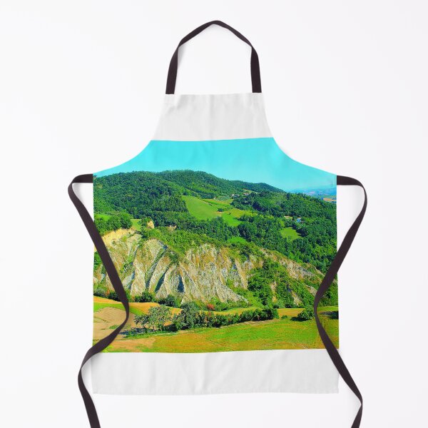 Item preview, Scenery from Castignano with a hill of ravines and green colours, a valley and the Sibillini designed and sold by Kristina Drozd.