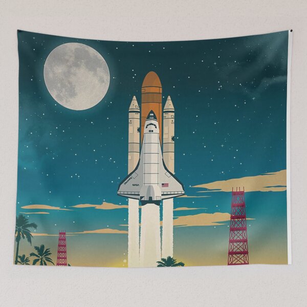 Item preview, Vintage Space Nasa Poster designed and sold by Julie-Gray.