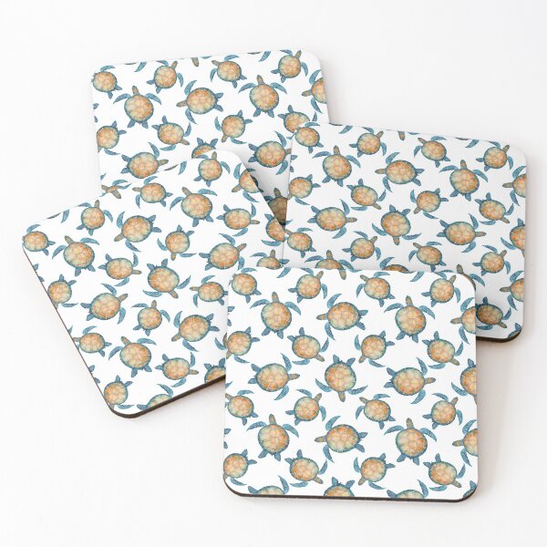Item preview, Watercolor turtles Pattern designed and sold by virillanissa.