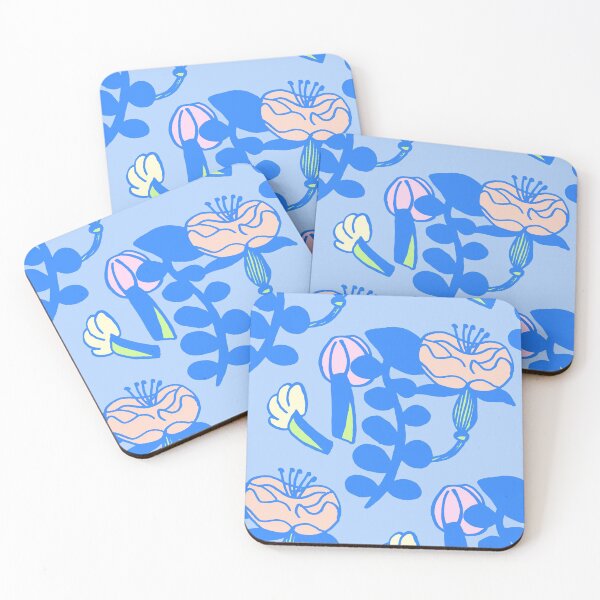 Item preview, Powder Blue Floral Bunch  designed and sold by Kathryn Vaughan.