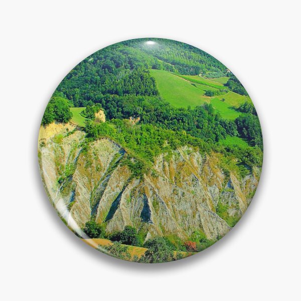 Item preview, Scenery from Castignano with a hill of ravines and green colours, a valley and the Sibillini designed and sold by Kristina Drozd.