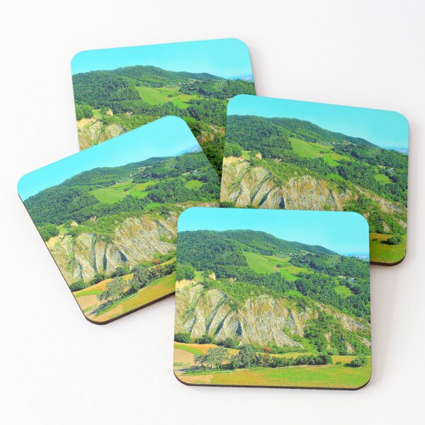 Item preview, Scenery from Castignano with a hill of ravines and green colours, a valley and the Sibillini designed and sold by Kristina Drozd.