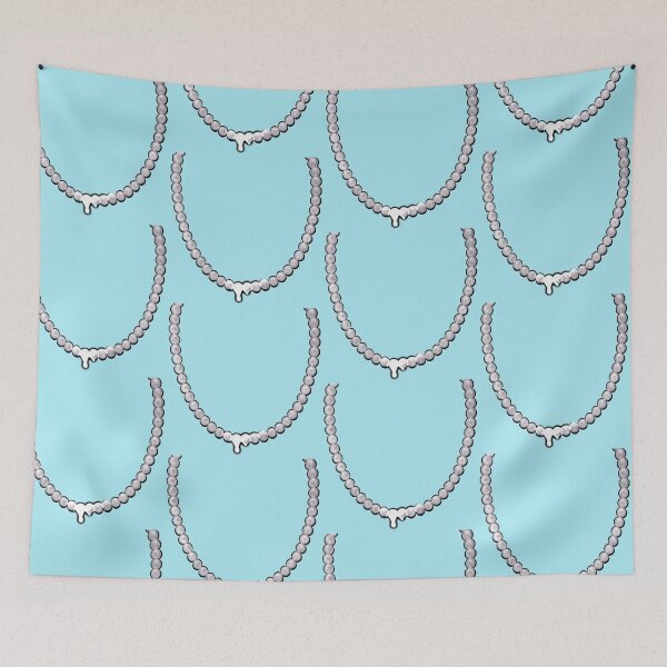 Item preview, Pearl Necklace Drip - Blue designed and sold by DF3.