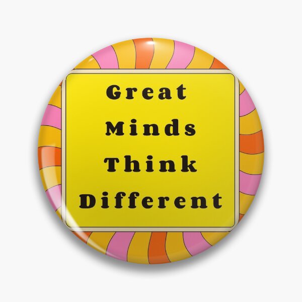 Item preview, Great minds think different designed and sold by RetroOG.