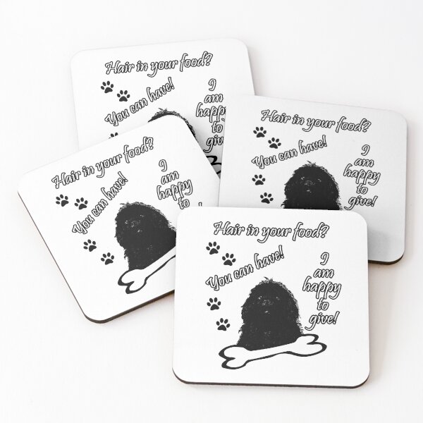 Item preview, Newfoundland Dog Hair In Your Food designed and sold by Moonyflower.