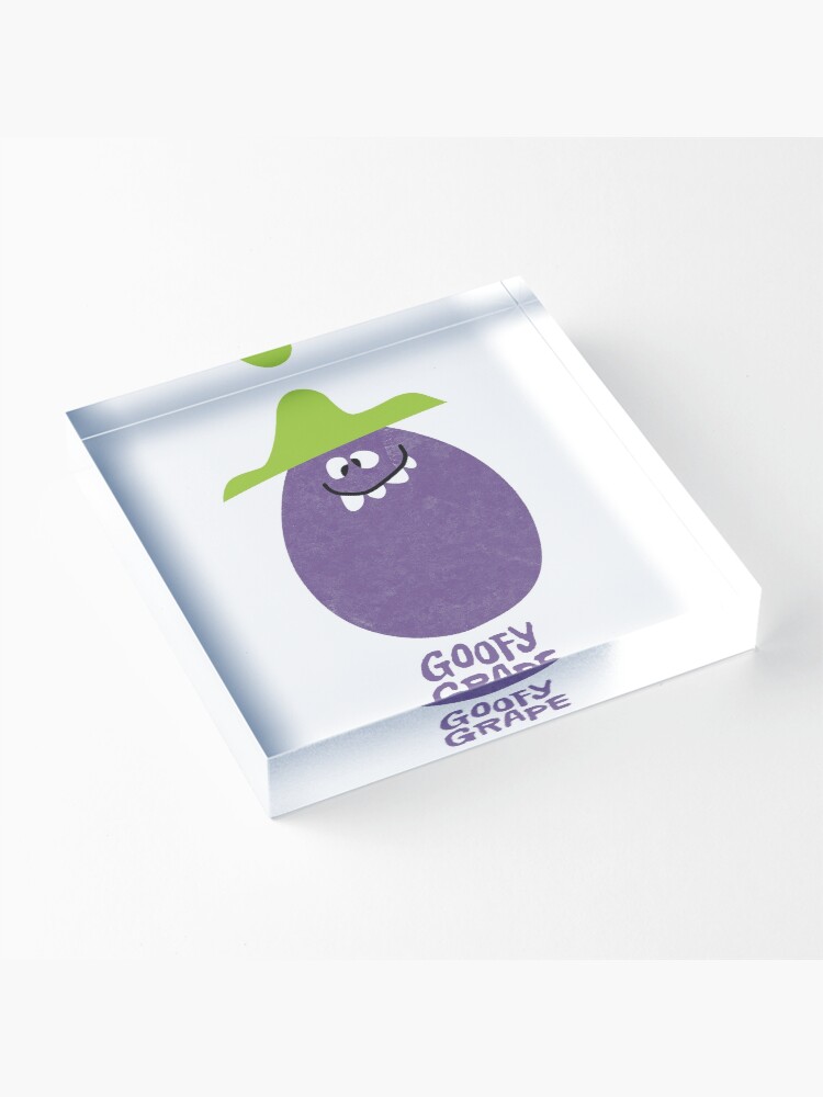 Alternate view of Funny Face Drink Mix Goofy Grape Character Acrylic Block