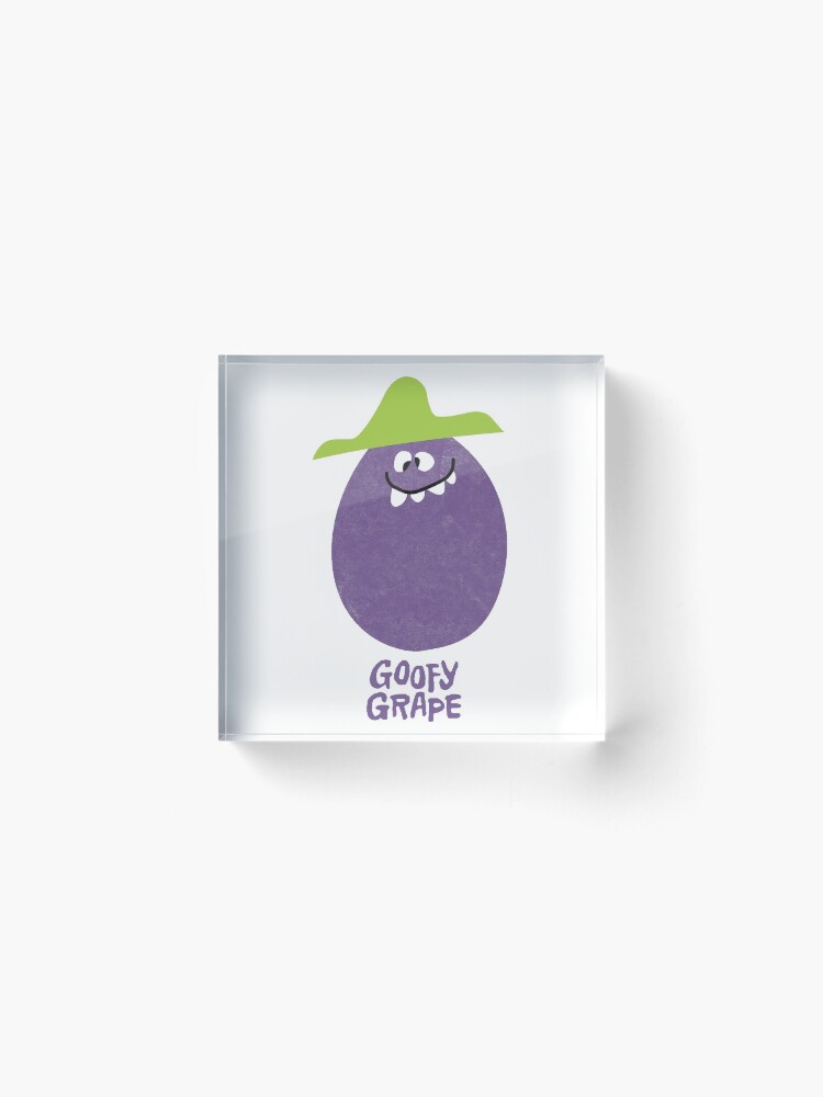 Alternate view of Funny Face Drink Mix Goofy Grape Character Acrylic Block