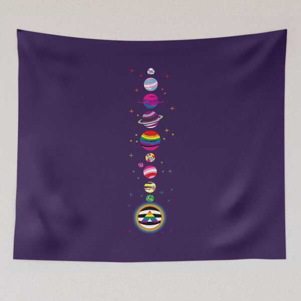 Item preview, Solar System in LGBT colors designed and sold by Teamtsunami6.