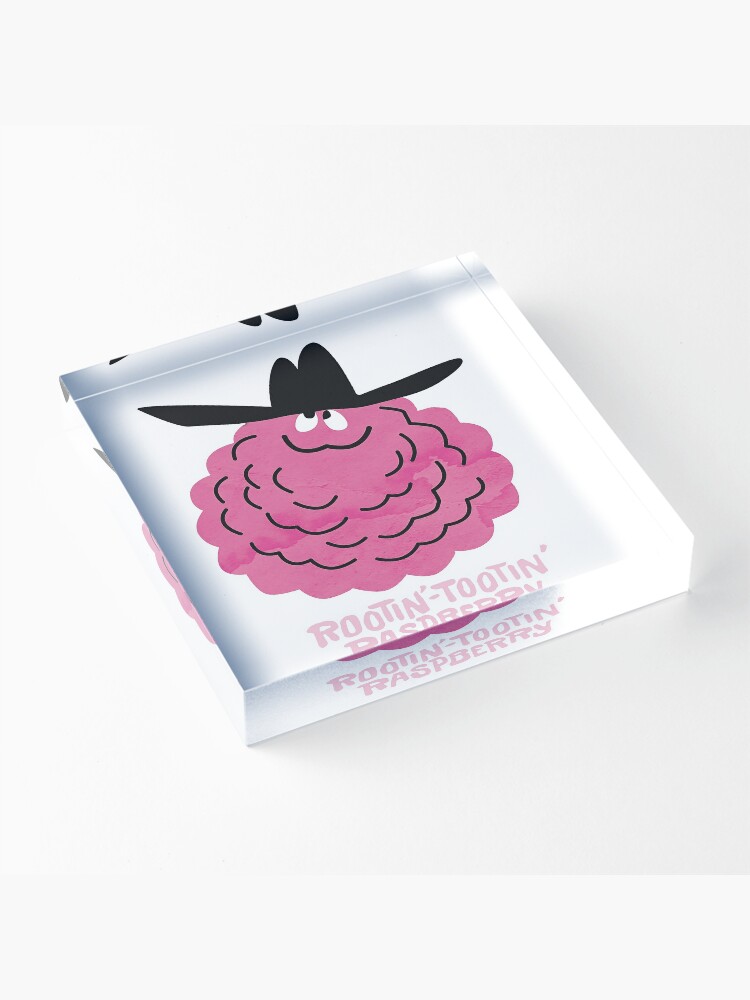 Alternate view of Funny Face Drink Mix Rootin'-Tootin' Raspberry Character Acrylic Block