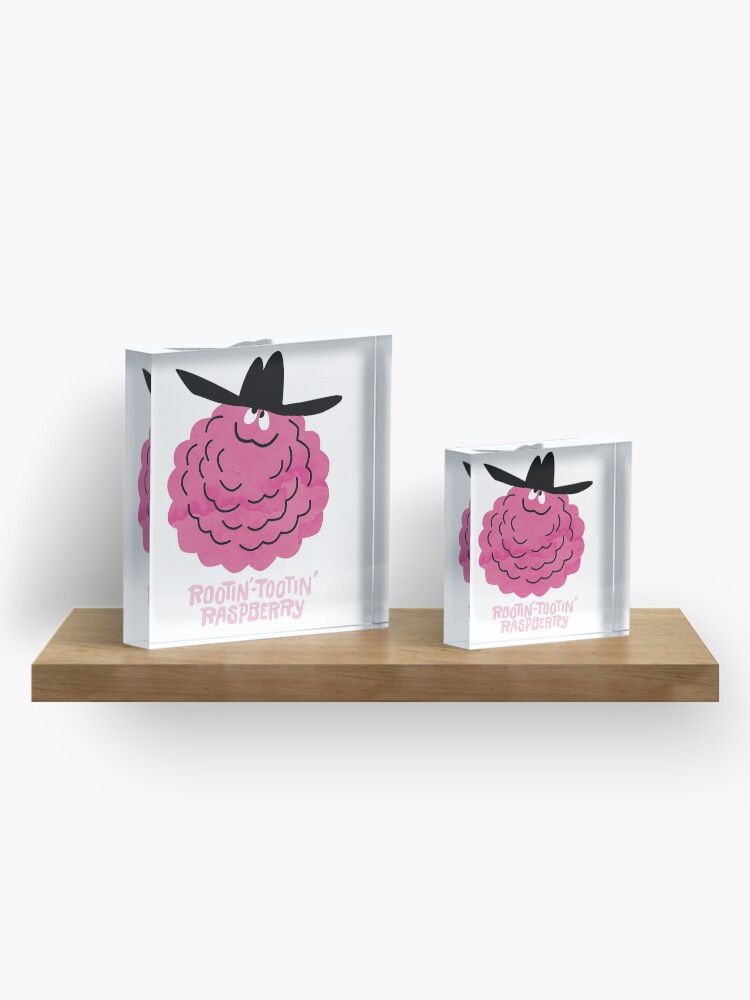 Alternate view of Funny Face Drink Mix Rootin'-Tootin' Raspberry Character Acrylic Block