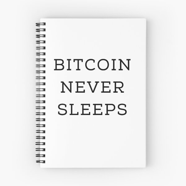 Item preview, Bitcoin never sleeps designed and sold by Yasdey Rojas.