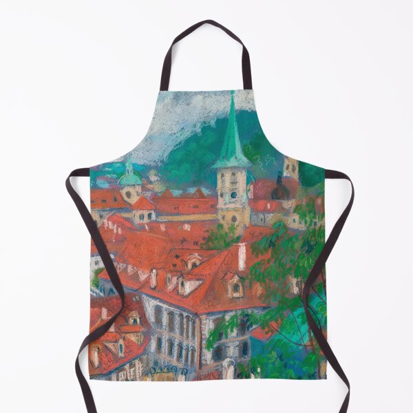 Item preview, Morning in Prague, Czech Travel Cityscape, Pastel Painting designed and sold by Julia Khoroshikh.