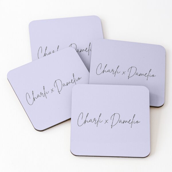 Item preview, Cute charli damelio cursive font on light gray designed and sold by MNCO.