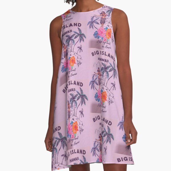 HAWAI A-Linien Kleid