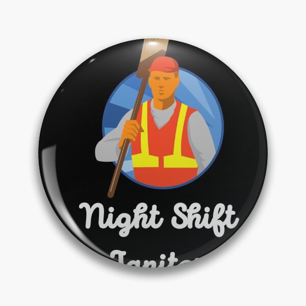 Item preview, Night Shift Janitor designed and sold by Abdelhakim-ben.