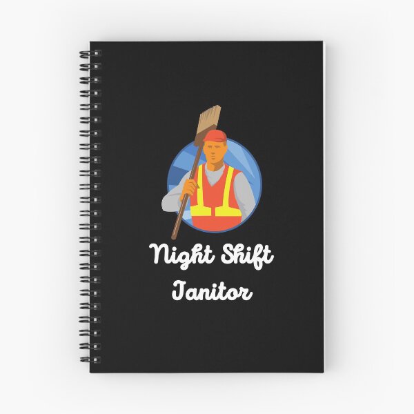 Item preview, Night Shift Janitor designed and sold by Abdelhakim-ben.