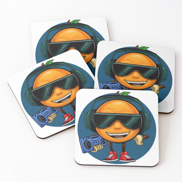 Item preview, Orange Hip hop Dj Controller using headphones designed and sold by tee4shirt.